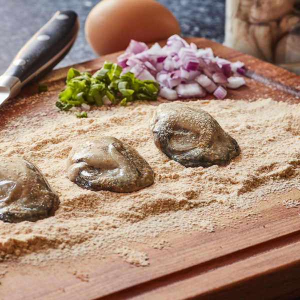 Goose Point Shucked Oysters, in Goose Point breading, serving suggestion